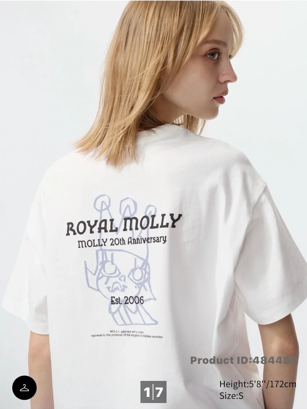 POP MART x Uniqlo MOLLY - UT Graphic T-Shirt- Anniversary Exclusive- L - Picture 7 of 8